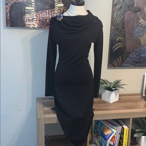 Gracia Black Fitted Dress